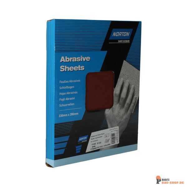 nortonschleifmittel/NORTON_schleifmittel_77696081103 Standard Sheets Norton T100 230.00x280 Grit 120_138782